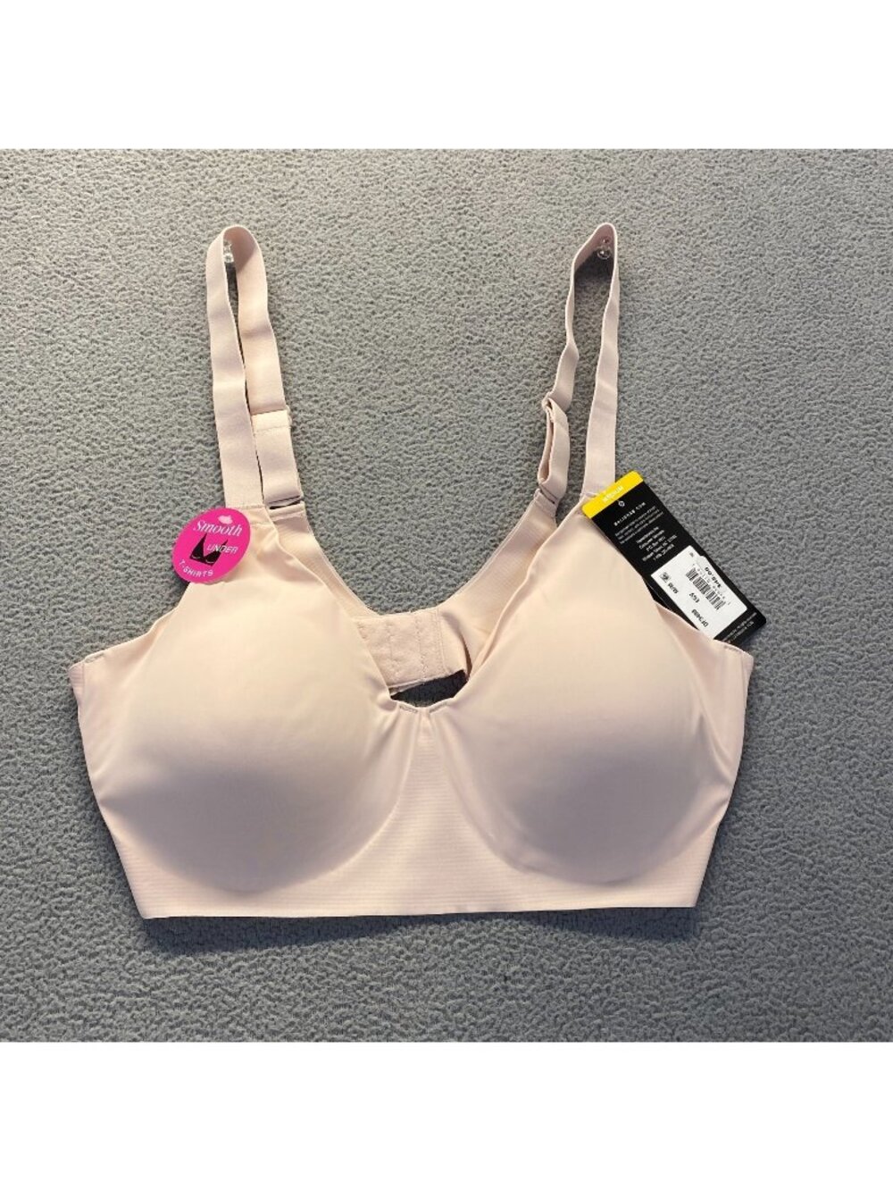 Bali Comfort Revolution Easylite Underwire Bra Invisible Support Smooth Beige M